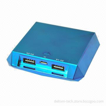 Power Bank with 6,000mAh Capacity, Built-in 18650 Battery, Sized 16.5 x 71.5 x 110.2mm